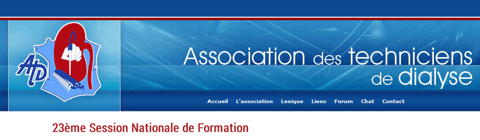 23eme Session Nationale De Formation Bourges Atd Le Site De L Association Des Techniciens De Dialyse